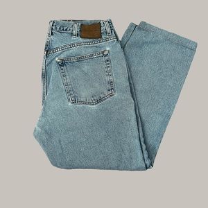 Vintage Light Blue Calvin Klein Easy Fit Straight Leg Denim Jeans Men's 36x30